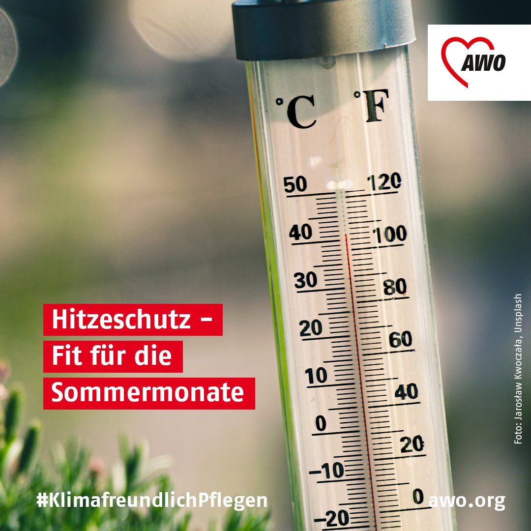 Die Klimakrise verursacht stärkere Hitzeperioden. Vor allem Ältere &amp; Menschen mit chronischen Erkrankungen sind gefährdet. Unsere Broschüre in Zusammenarbeit mit <a href="/KlimaGesundheit/">KLUG - Deutsche Allianz Klimawandel und Gesundheit</a> gibt Tipps zum #Hitzeschutz für die Pflege. #KlimafreundlichPflegen klimafreundlich-pflegen.de/wp-content/upl…