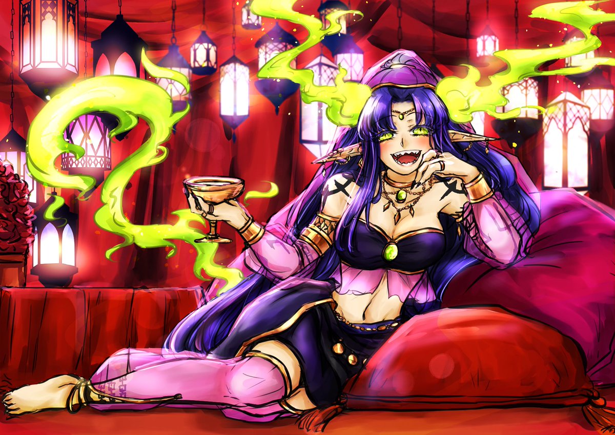 Atty_MPC's tweet image. #MPC_OasisMC 🌌

ที่ POP POP BAR WORM สาวน้อยผมสีม่วงในชุดนางระบำกำลังเชิญชวนคุณให้มาสังสรรค์ด้วยกันอยู่แหน่ะ

&quot;มานั่งดื่มด้วยกันมั้ย?💖✨&quot;

(ด้วยพลังแห่งยาสลับเพศ เป็นสาวน้อย 1 คืน มาแจมกับแอตตี้ร่างสาวกันได้นะคะ!😳🙌)