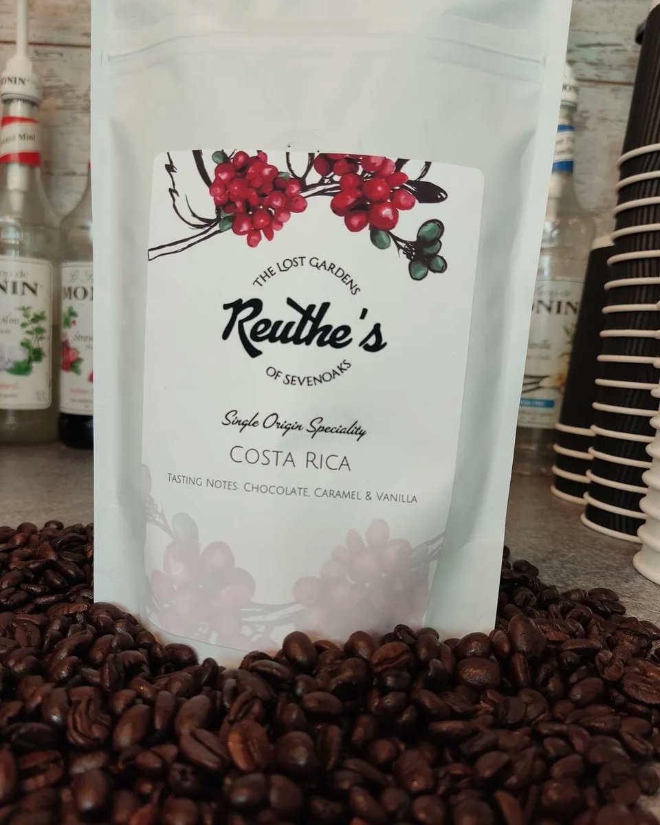 Fresh in this morning... Reuthe's speciality coffee. 

This is a single origin coffee. Available in 250g bags so you can enjoy luxury coffee at home ☕