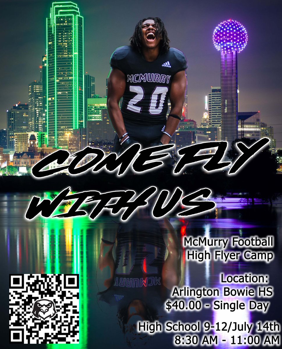 War Hawks are looking for Smart, Tough, Physical, Loyal players at our Metroplex camp. Thursday July 14 check in at 8:30 @ Arlington Bowie. Register Here:ow.ly/P3v350JGSVc Contact Coach John Stark 325-668-3099 stark.johnathan@mcm.edu for more information
