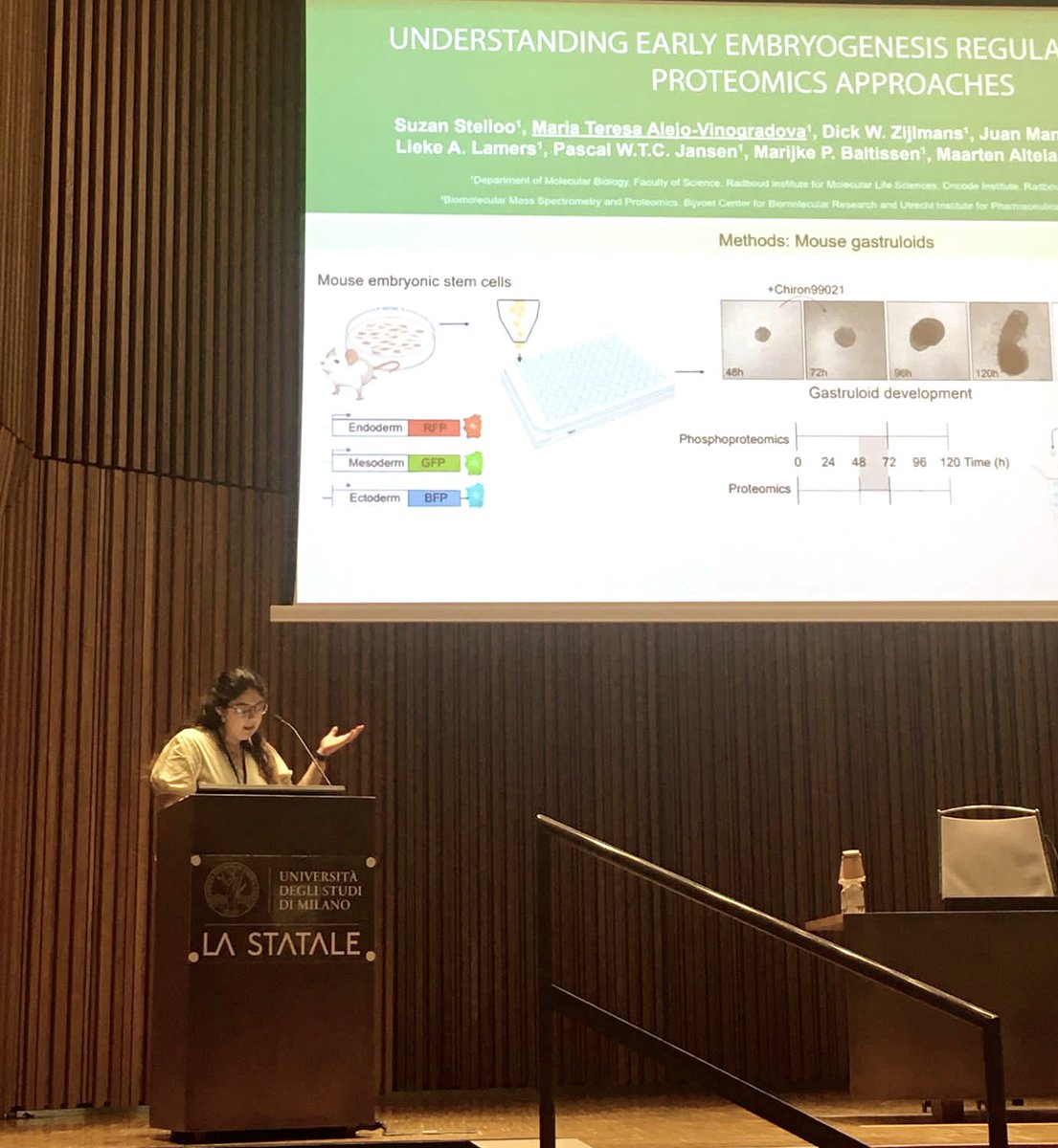 Presenting a poster teaser at the <a href="/EpiSyStem_ITN/">EpiSyStem ITN</a>  Stem cell Epigenetics International Conference. Talked a little about <a href="/Suz_Stelloo/">Suz</a> data done in mouse gastruloids.
