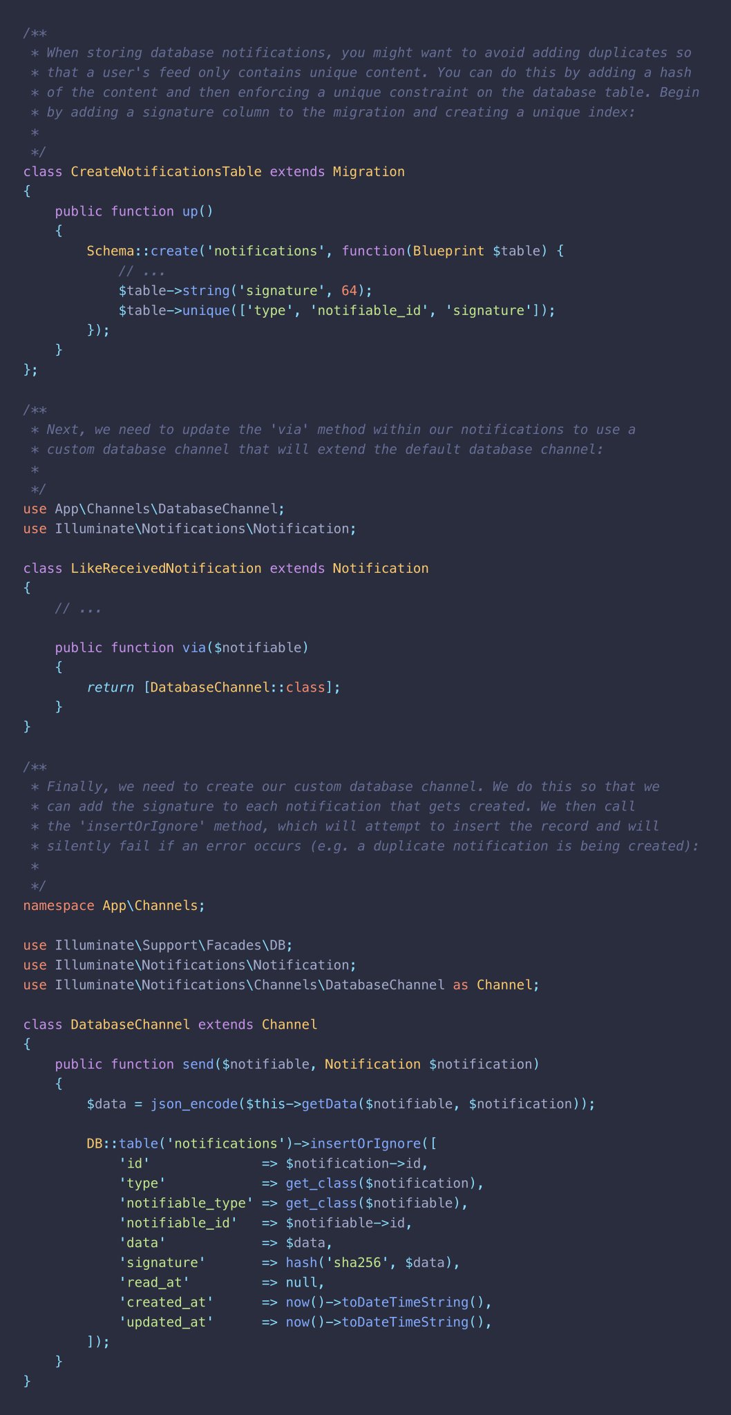 Matt kingshott on twitter laravel tip when storing database