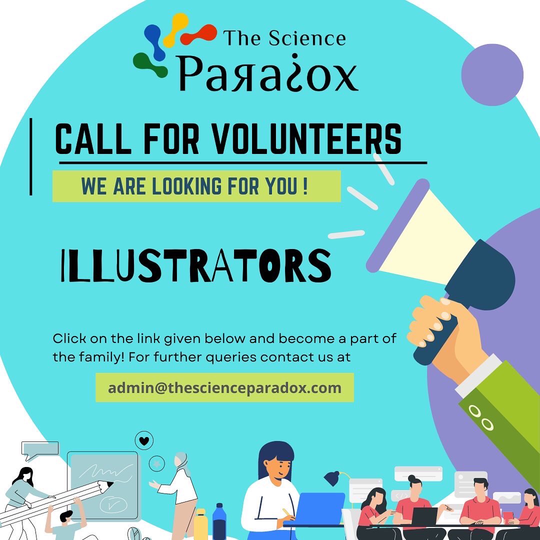 Science_Paradox's tweet photo. Volunteers needed!📢
We need Illustrators on board. If you love science and enjoy illustrating, this is perfect opportunity for you. 
Email us admin@thescienceparadox.com to join us!

#volunteersneeded #SciArt #sciencetwitter #AcademicTwitter #WeAreHiring https://t.co/NX4CupHRCY