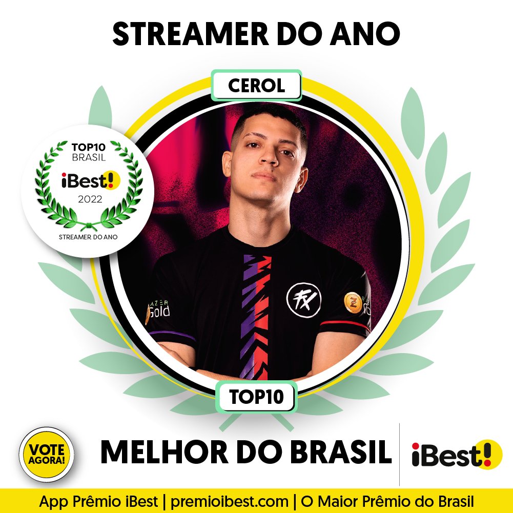 PremioiBest's tweet photo. ✨🏆✨ Parabéns aos 10 maiores do Brasil em 2022 como Streamer do Ano.
👇😃 Marque para quem vai a sua torcida!
#alanzoka #casimiro #casimito #cellbit #cellbitos #cerol
iBest - O maior prêmio do Brasil https://t.co/WADvq1KQwb