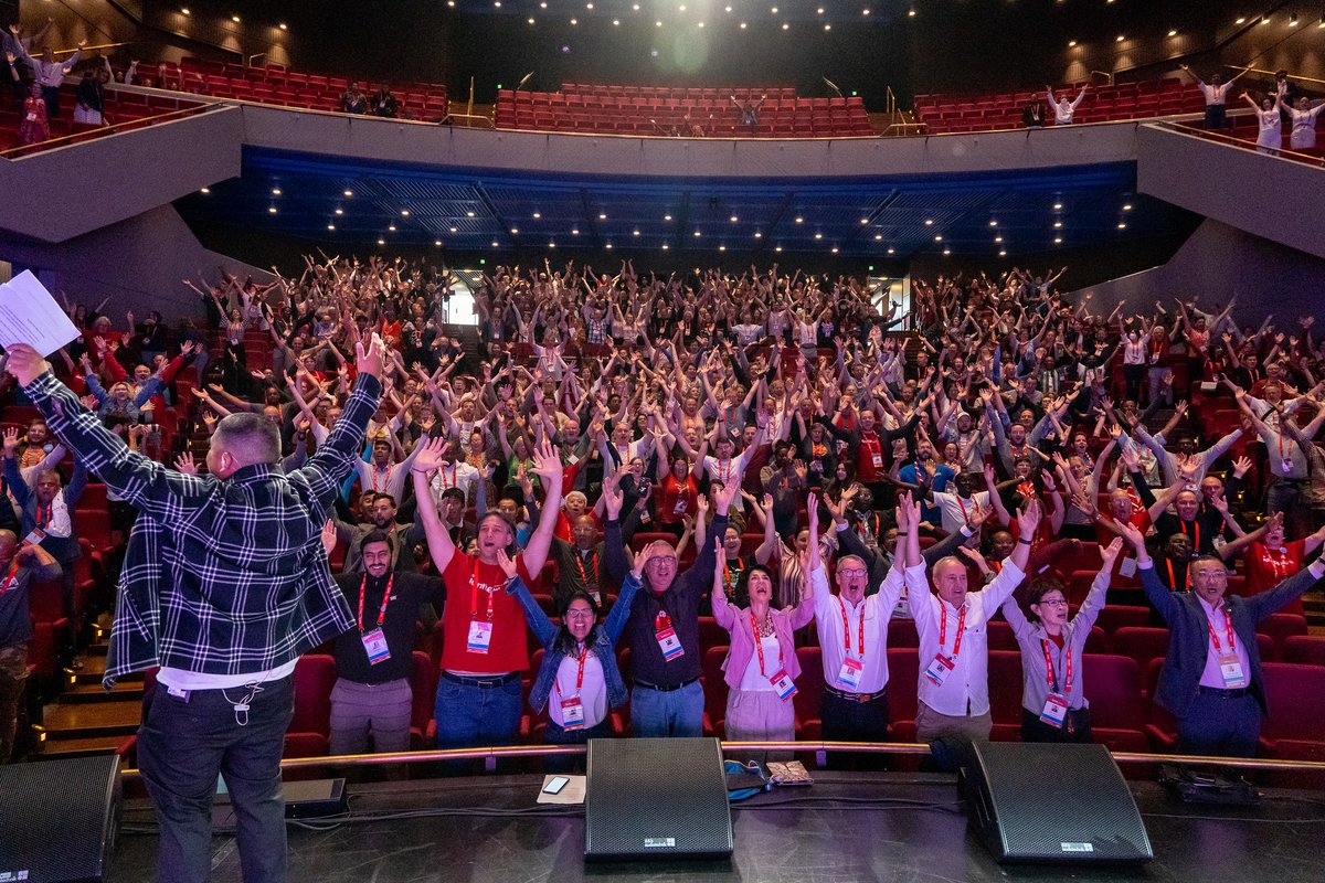 ymcaeurope's tweet photo. ✨It is time for young people to shine!

🔻The #YMCAvision2030 strategy has been adopted at the #WorldCouncil, in Aarhus. It has been presented by @WorldYMCA, President @ymcapelton &amp; Secretary-General @carloSanvee.

🌟A great moment for our movement, for the #YMCA Family. https://t.co/APzkOHEMfj