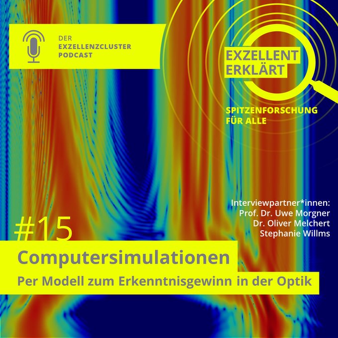 NeuroCure Cluster of Excellence (@neurocureberlin) on Twitter photo Don't miss the latest episode of the #podcast #exzellenterklaert. Learn more about the use of #computer simulations in #optics <a href="/exc_phoenixd/">Cluster of Excellence PhoenixD</a>
<a href="/OliverMelchert/">Oliver Melchert</a> <a href="/MorgnerUwe/">Uwe Morgner</a> #physics #photonics #scicomm #wisskomm
exzellent-erklaert.podigee.io Don't miss the latest episode of the #podcast #exzellenterklaert. Learn more about the use of #computer simulations in #optics <a href="/exc_phoenixd/">Cluster of Excellence PhoenixD</a>
<a href="/OliverMelchert/">Oliver Melchert</a> <a href="/MorgnerUwe/">Uwe Morgner</a> #physics #photonics #scicomm #wisskomm
exzellent-erklaert.podigee.io