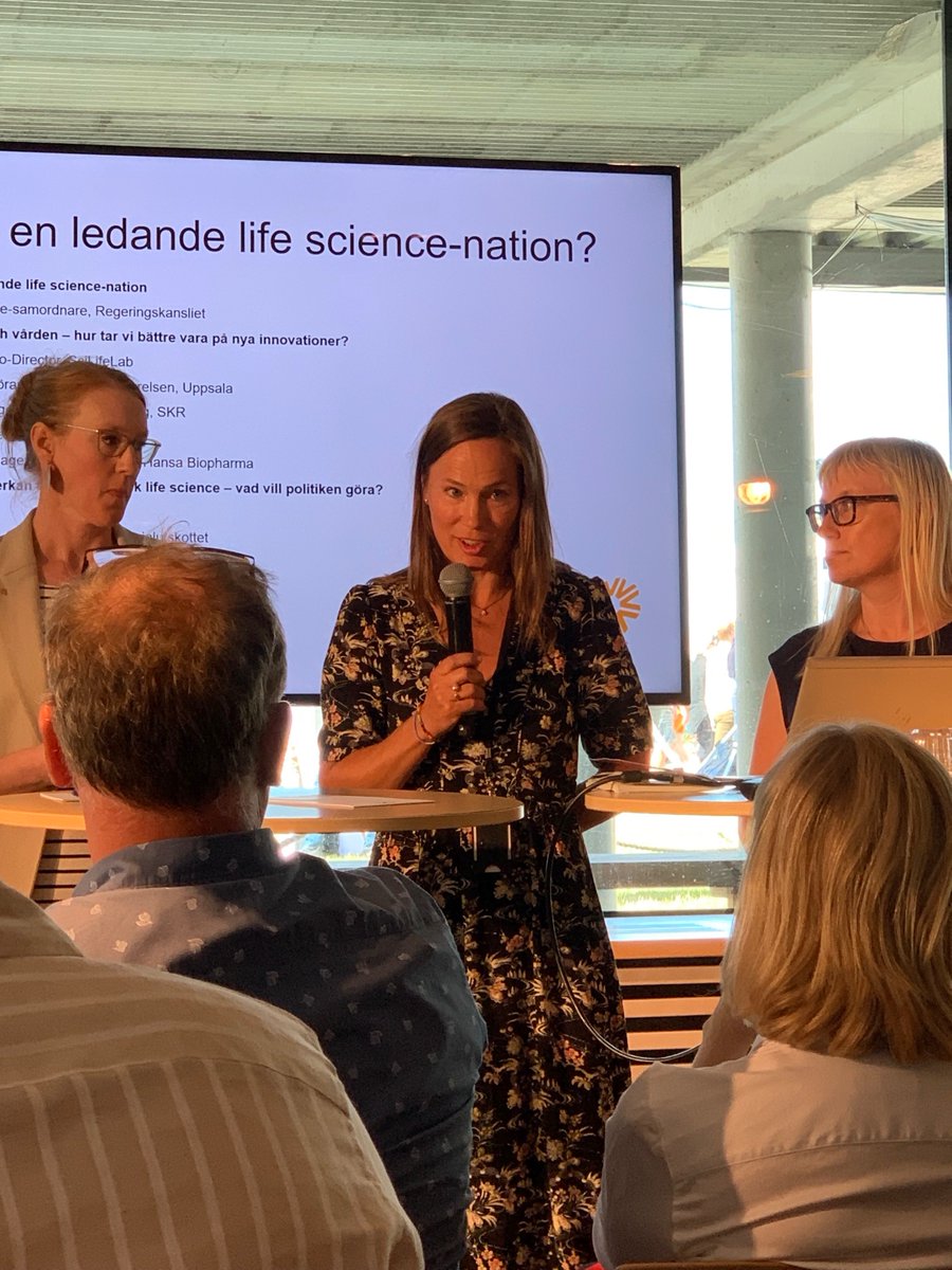 How do innovations reach healthcare? SciLifeLab contributes as a data-producing research infrastructure: “We were first in Europe with the Covid-19 data portal; <a href="/KAWstiftelsen/">KAW</a> has funded the #DDLS program, building the next generation of data-driven life sciences" @PhillipsonMia