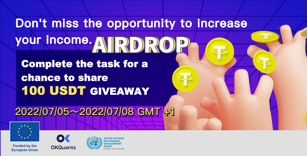 okquants's tweet photo. Don't miss the opportunity to increase your income❗️
⏰July 5-July 8, 13:10 AM (GMT+1)
#Airdrop Task💰:
1⃣Follow: @OKQuants
2⃣ Like, RT, Tag 3 friends  
3⃣OKQuants Sign Up:https://t.co/pZPMKHqhfV
4⃣OKQuants deposit &amp; investment:https://t.co/ptfYGah2a8
#blockchain #web3 #USDT #btc https://t.co/RmtIaWo0Af