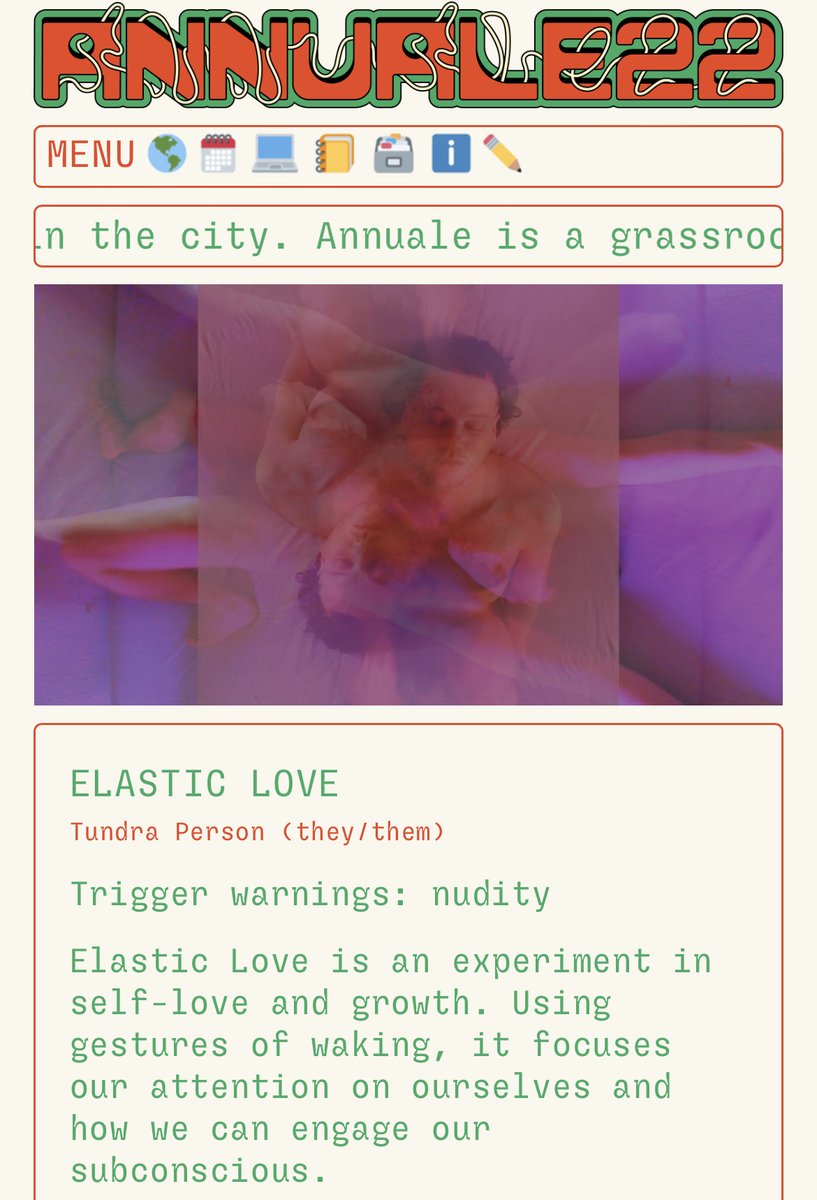 TommyPearson (@tundraperson) on Twitter photo 'Elastic Love' is now out through 
<a href="/EmbassyGallery/">Embassy</a>
 Annuale exhibition
Watch it here:
annuale2022.org/elastic-love/ 'Elastic Love' is now out through 
<a href="/EmbassyGallery/">Embassy</a>
 Annuale exhibition
Watch it here:
annuale2022.org/elastic-love/