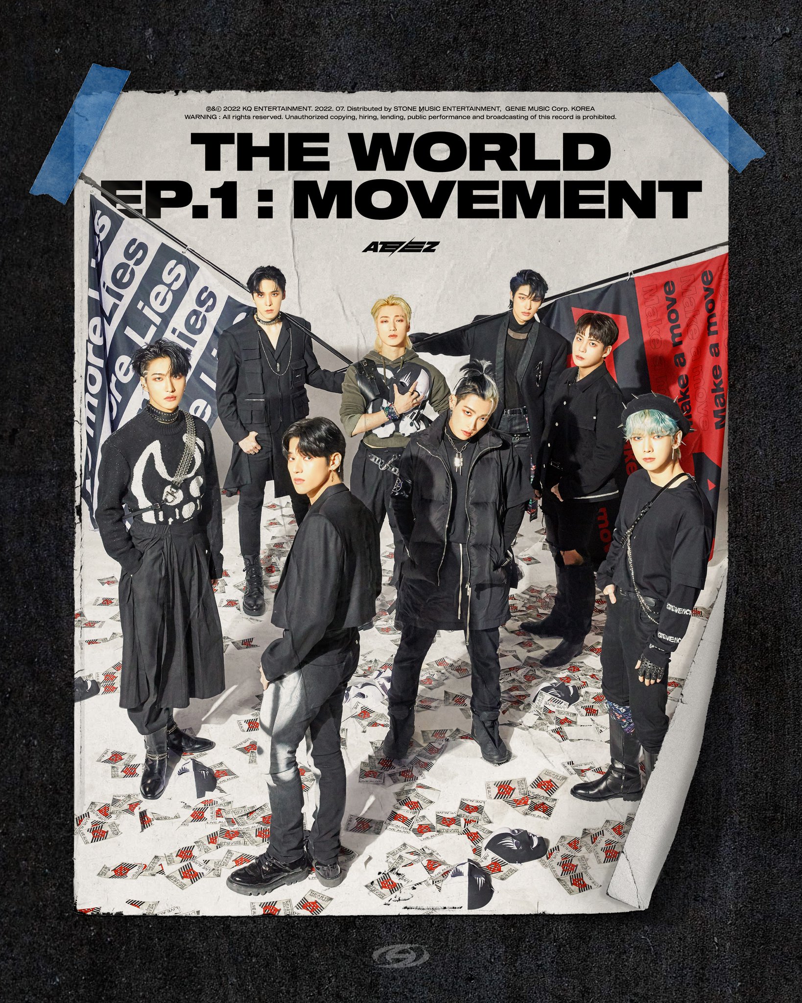 【新品未開封】ATEEZ THE WORLD EP.1：MOVEMENT 6枚 新品未開封】ATEEZ THE WORLD EP.1：MOVEMENT 6枚 ATEEZ - ATEEZ