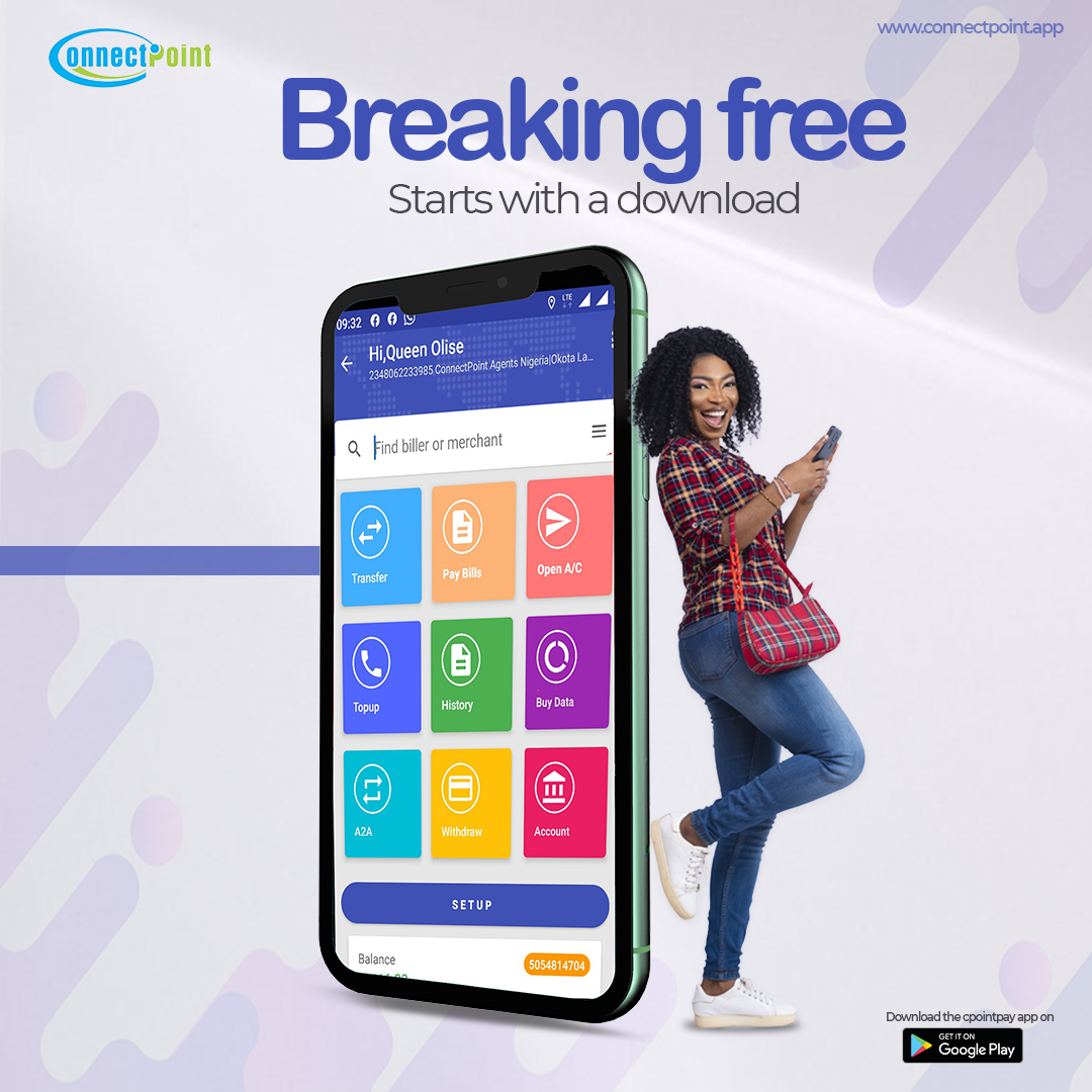 ConnectPoint4's tweet image. What is freedom?

Freedom is being able to choose what is best for your life and gives you ease and peace of mind.

Experience freedom with Cpoint Pay and refuse to be bound by incessant charges, commissions, and zero rewards.
Download the CpointPay app today.
#Cpointpay