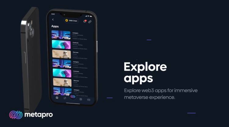 metaproapp's tweet photo. Soon you will be able to use our metapro app π
#decentralizeddatabase #metaverse #esports #games #gameFi
#metaproapp #storingmetaverseassets #NFTGiveaway
#Metadata & #Finance - #MetaFi
#noncustodial #wallet #IOS #ANDROID #OCULUSQUEST2 https://t.co/BiwCnMsVrL