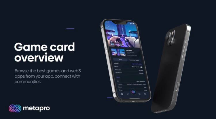 metaproapp's tweet photo. Soon you will be able to use our metapro app π
#decentralizeddatabase #metaverse #esports #games #gameFi
#metaproapp #storingmetaverseassets #NFTGiveaway
#Metadata & #Finance - #MetaFi
#noncustodial #wallet #IOS #ANDROID #OCULUSQUEST2 https://t.co/BiwCnMsVrL