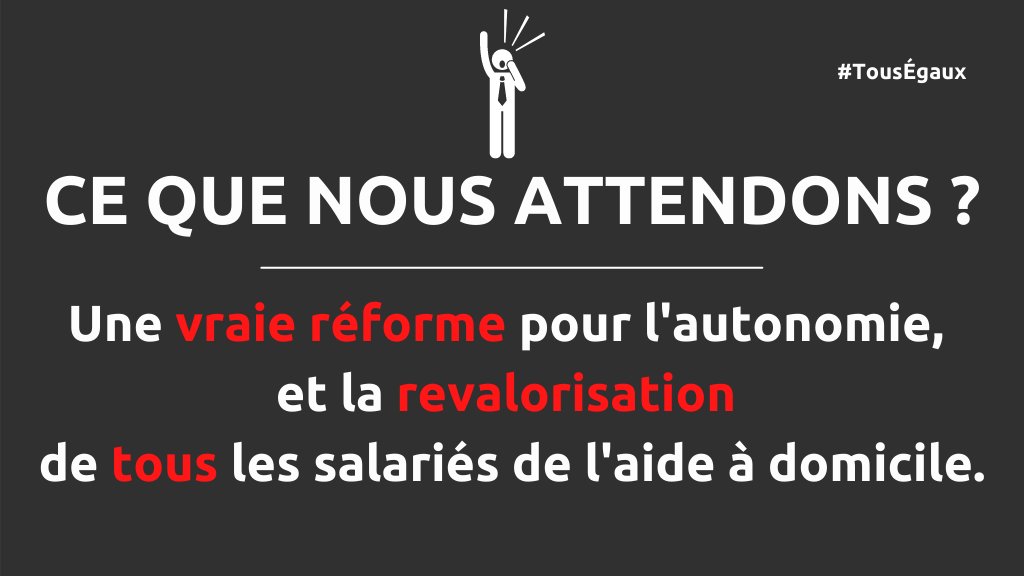 Le secteur du domicile est en danger et les structures privés encore plus avec l'abandon de 160000 intervenants par <a href="/BrigBourguignon/">Brigitte Bourguignon</a> en 2021
Le <a href="/gouvernementFR/">Gouvernement</a> et le <a href="/Sante_Gouv/">Ministère de la Santé</a> doivent prendre des mesures en urgence absolue!
<a href="/fedesap/">felipe</a> <a href="/jsmagnin/">Jean-Sébastien Magnin</a> <a href="/LBringuetz/">Ludovic BRINGUETZ</a> <a href="/AutiePascal/">Autie Pascal</a> #tousegaux