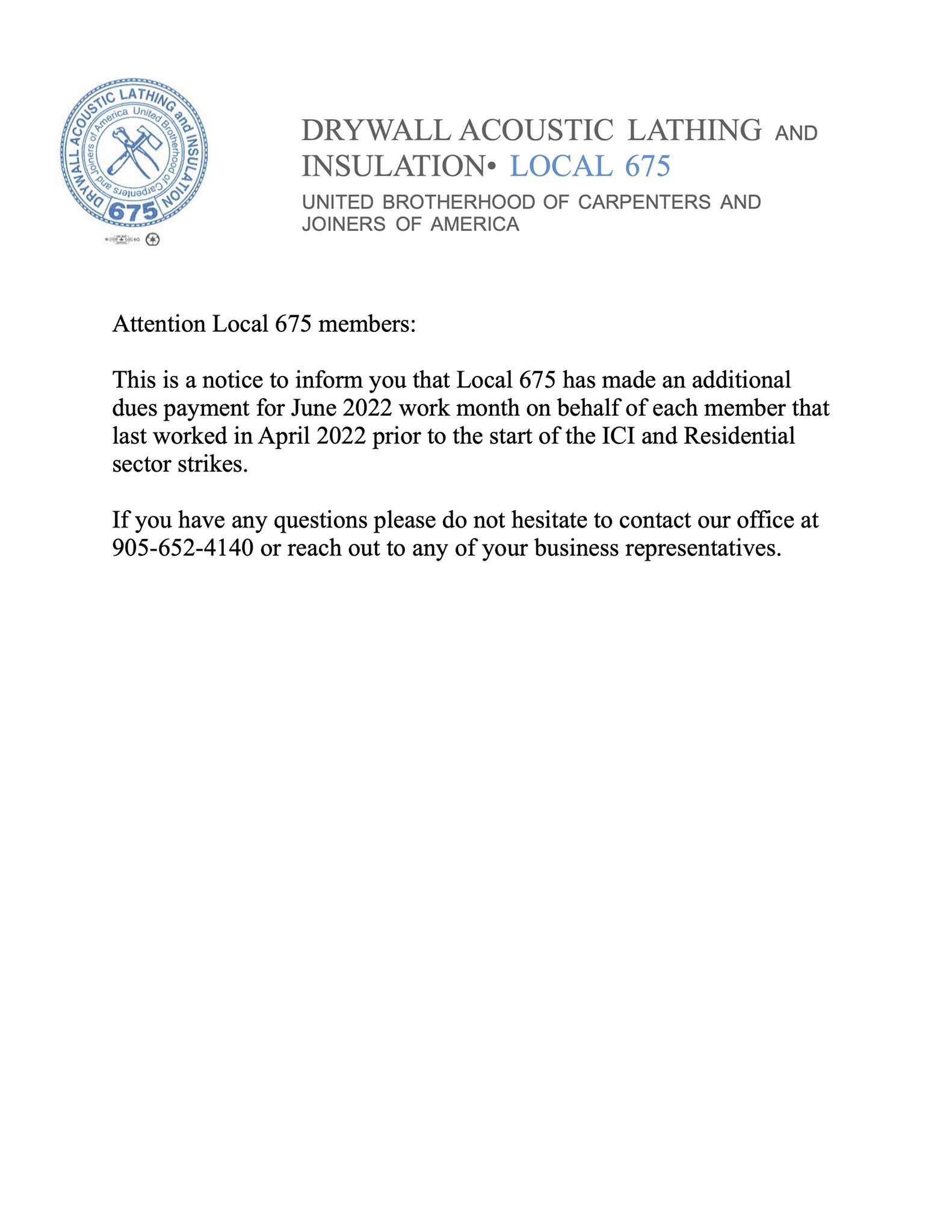 Local 675 Interior Systems on Twitter: