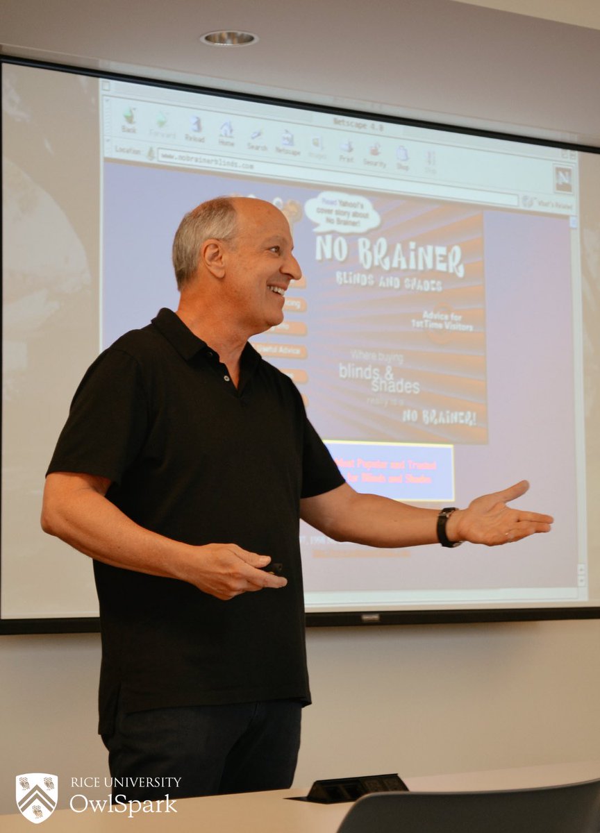 “There are four E’s of Principles of Profit &amp;Prosperity: Evolve continuously.Experiment without fear of failure. Express yourself. Last but not least,Enjoy the ride.” -<a href="/JaySteinfeld/">Jay Steinfeld</a> on how to create a successful business with <a href="/RiceOwlSpark/">OwlSpark | Rice Alliance</a> &amp; <a href="/uhredlabs/">RED Labs</a> cohorts.#bayoustartupsummer