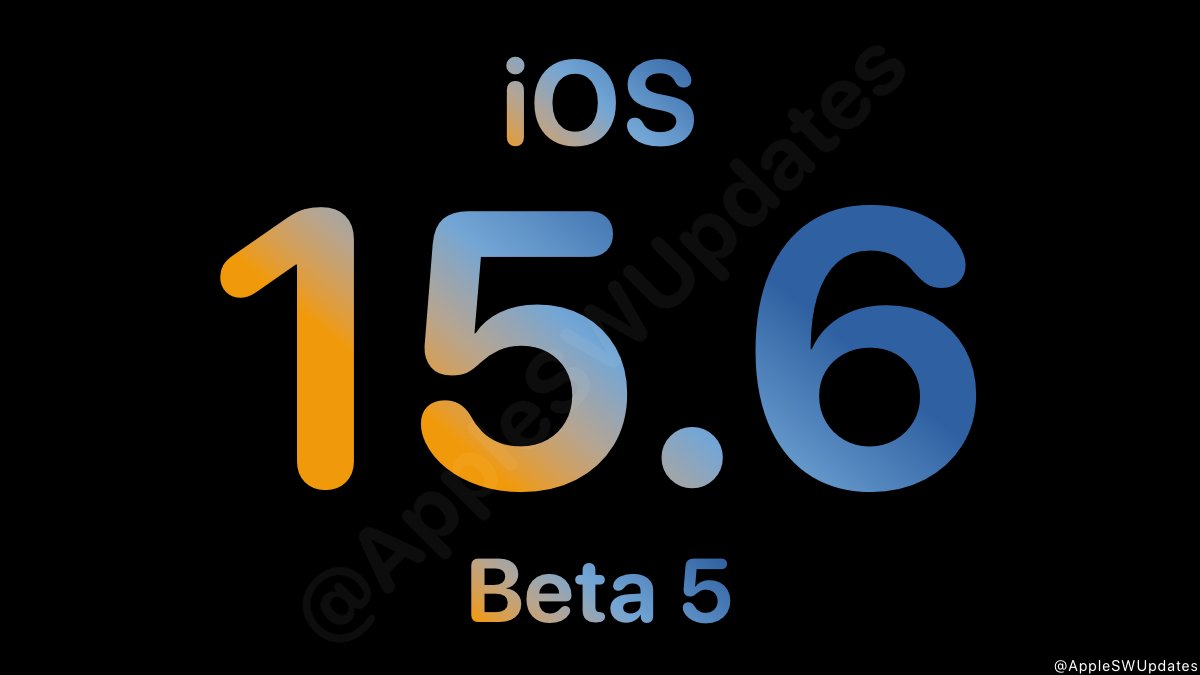 iSWUpdates's tweet image. iOS 15.6 Developer Beta 5 (19G5063a) has been released. #iOS156 #iOS156DevBeta5 #iOS156Beta5