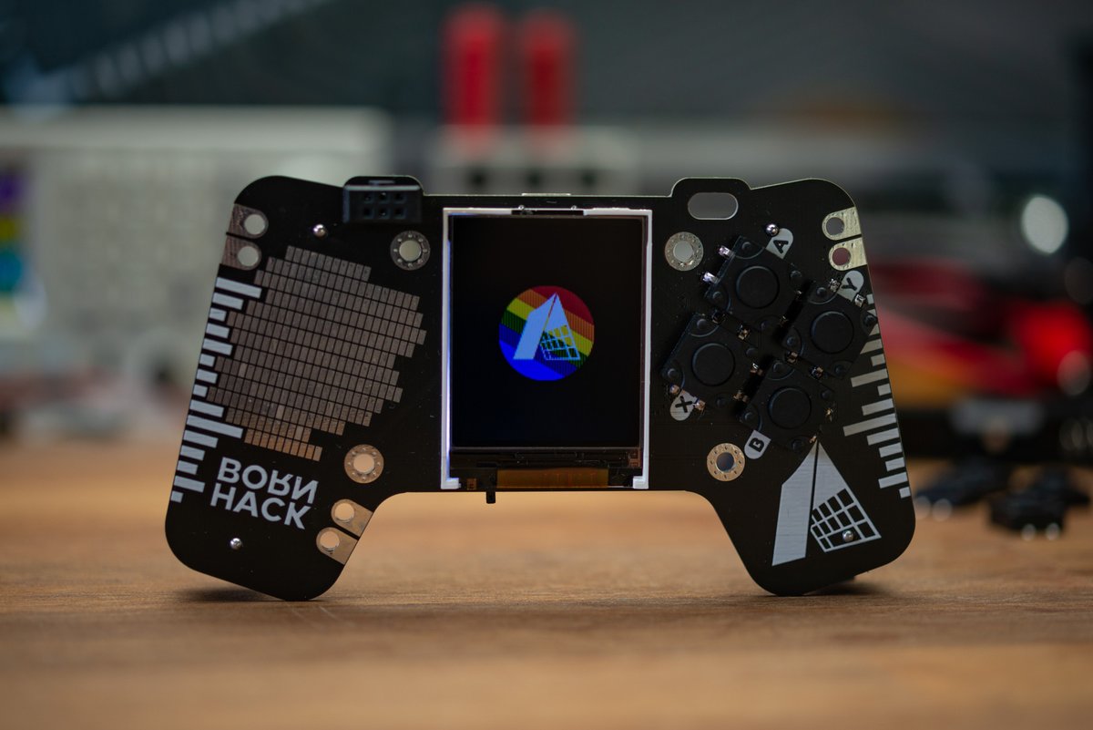 BornHack Badge tweet media