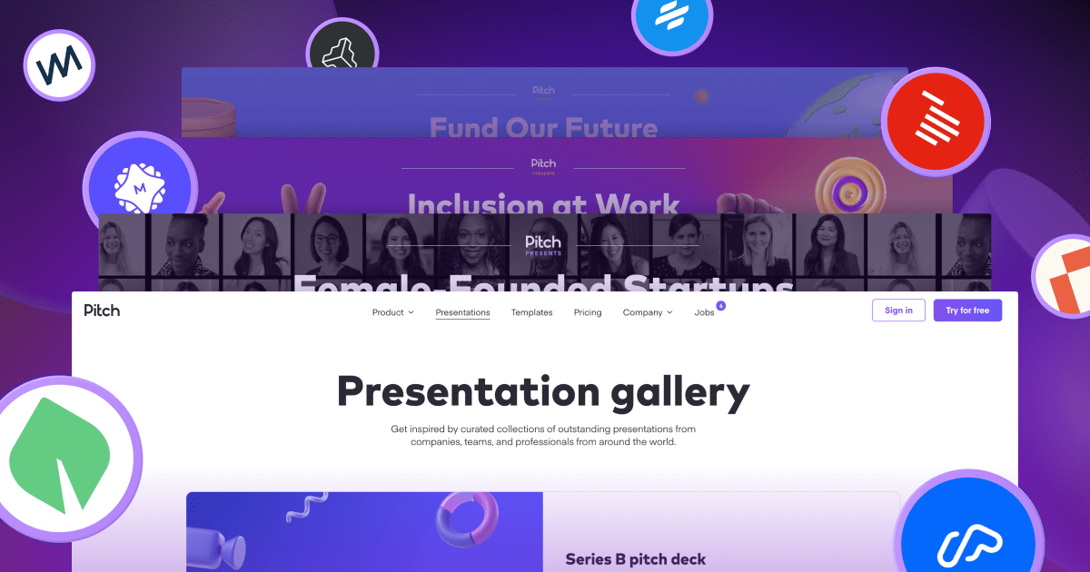 Presentation publishing is now in open beta! 🤩

As of today, all <a href="/Pitch/">Pitch</a> users can publish decks to their own public profiles, and get their best work featured in our presentation gallery.

Sign up for access here ➡️ pitch.com/blog/publish-y…