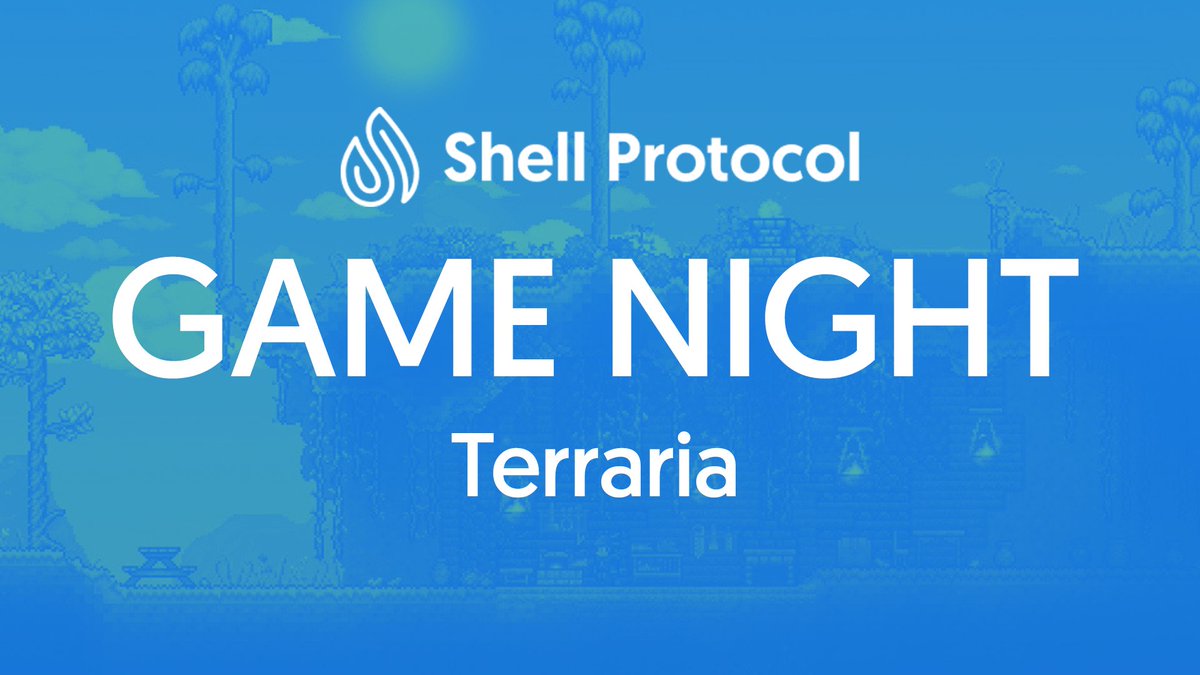 ShellProtocol's tweet image. The vote results are in! Details and dates coming soon for our first community game night playing Terraria.