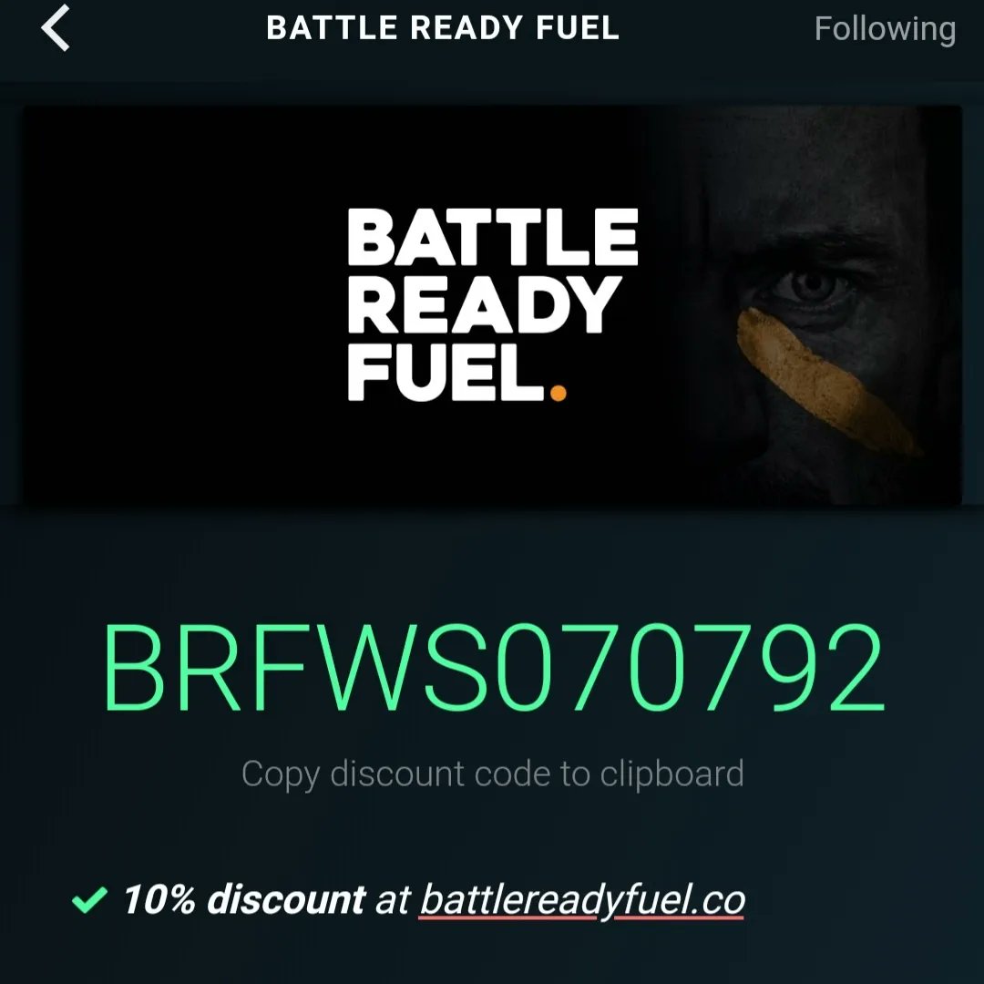 Check out battle ready fuel use code BRFWS070792