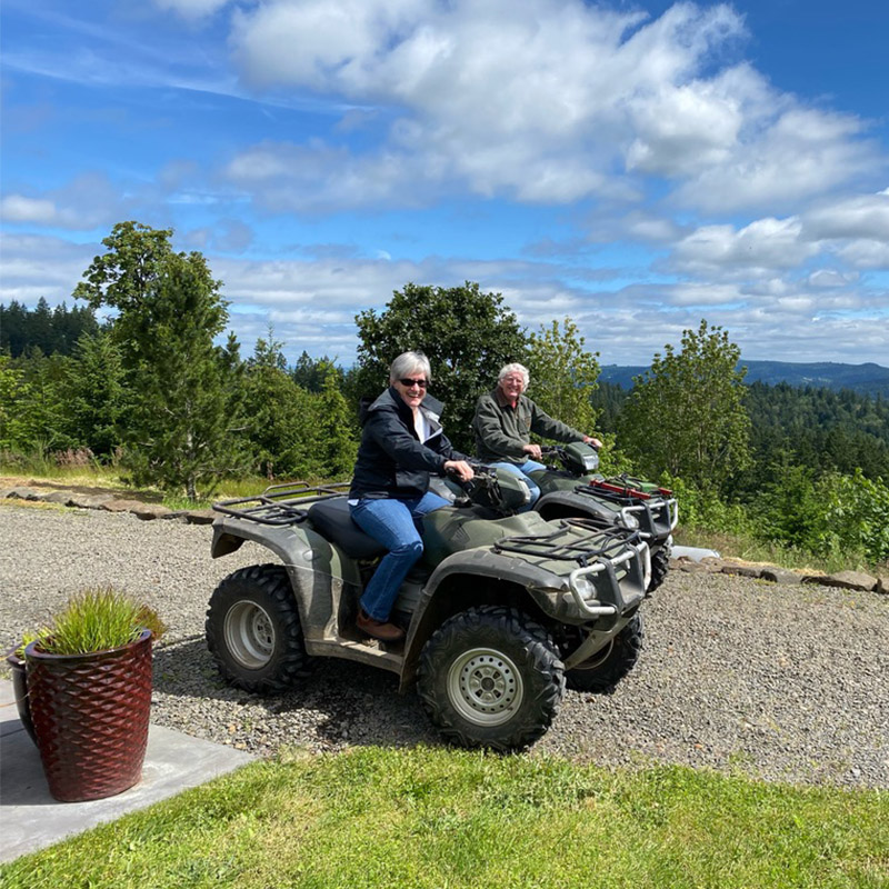 Summer fun! Cruising the vineyard &amp; four-wheeling forest trails.
Fairsing team members learning all about soils, site aspects, topography, &amp; forest management.
Cheers to your July &amp; cruising through summer.  Sláinte!
#Fairsingwines #TeamTour
#FairsingForest
#FairsingVineyard
