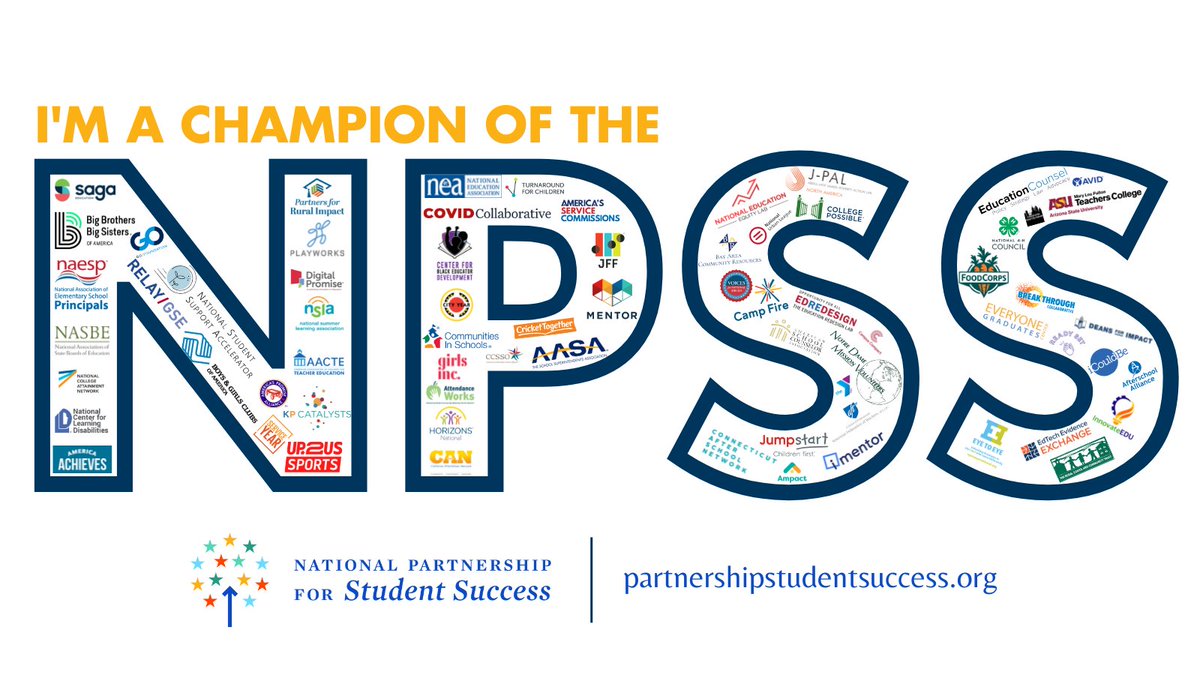 Excited for the @NPS_Success! We're proud to champion this partnership to provide guidance &amp; get more trained people to help students recover from the impacts of the pandemic &amp; thrive in &amp; out of school: tinyurl.com/mszt3f7m #studentsuccess <a href="/whitehouse/">The White House</a> <a href="/americorps/">AmeriCorps</a> <a href="/usedgov/">U.S. Department of Education</a>