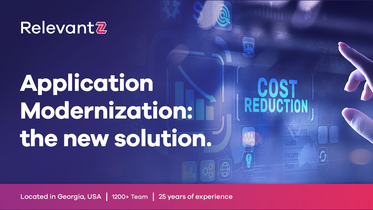 relevantztech's tweet photo. Can #applicationmodernization help reduce risk and optimize cost? Continuous modernization is the key to the right #modernizationstrategy. Here are six ways to optimize costs and reduce risks in a continuous modernization journey. Click here: https://t.co/cl1hymnvPj https://t.co/DfWApJpsOk
