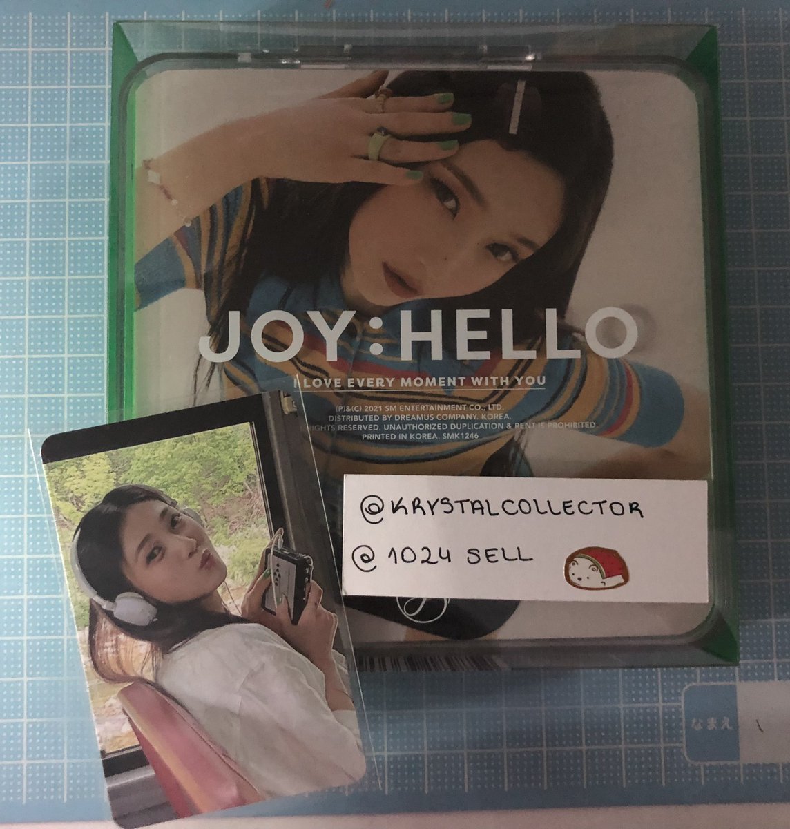 1024sell's tweet photo. [VENDA] 

• Joy Hello Completo (com todas as inclusões)
• R$ 160 + 5 de frete pela Sh*p*e no dia 7
• feedbacks no ig @/krystalcollector https://t.co/26kzGdC7E1