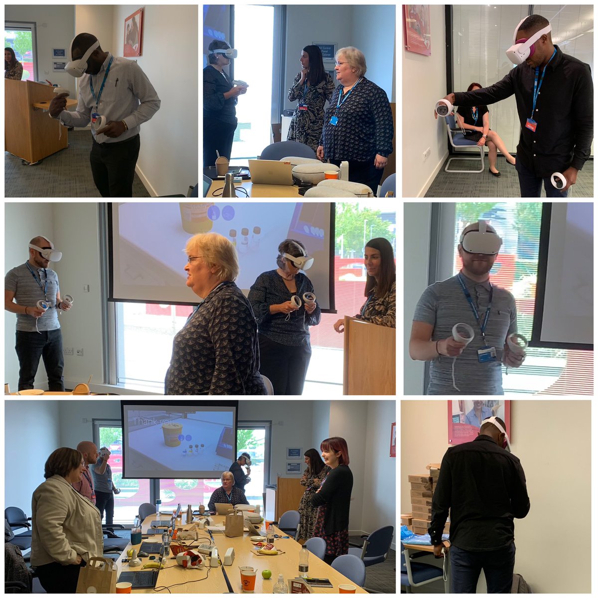 Thank you HEE &amp; <a href="/MakeRealLtd/">Make Real</a> for spending the day with us as the <a href="/NHSBT/">NHS Blood+Transplant</a> Learning Services team showcased digital learning process &amp; developments this past year. 60 new products to aid education &amp; training for nurses, scientists, medics &amp; anaesthetists. It’s been a good day 👍🏽👍🏽