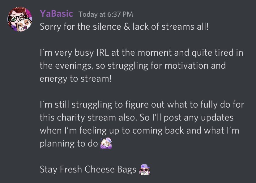 BasicGurrll's tweet image. Just a little streaming update for you all 💜 #StreamUpdate
