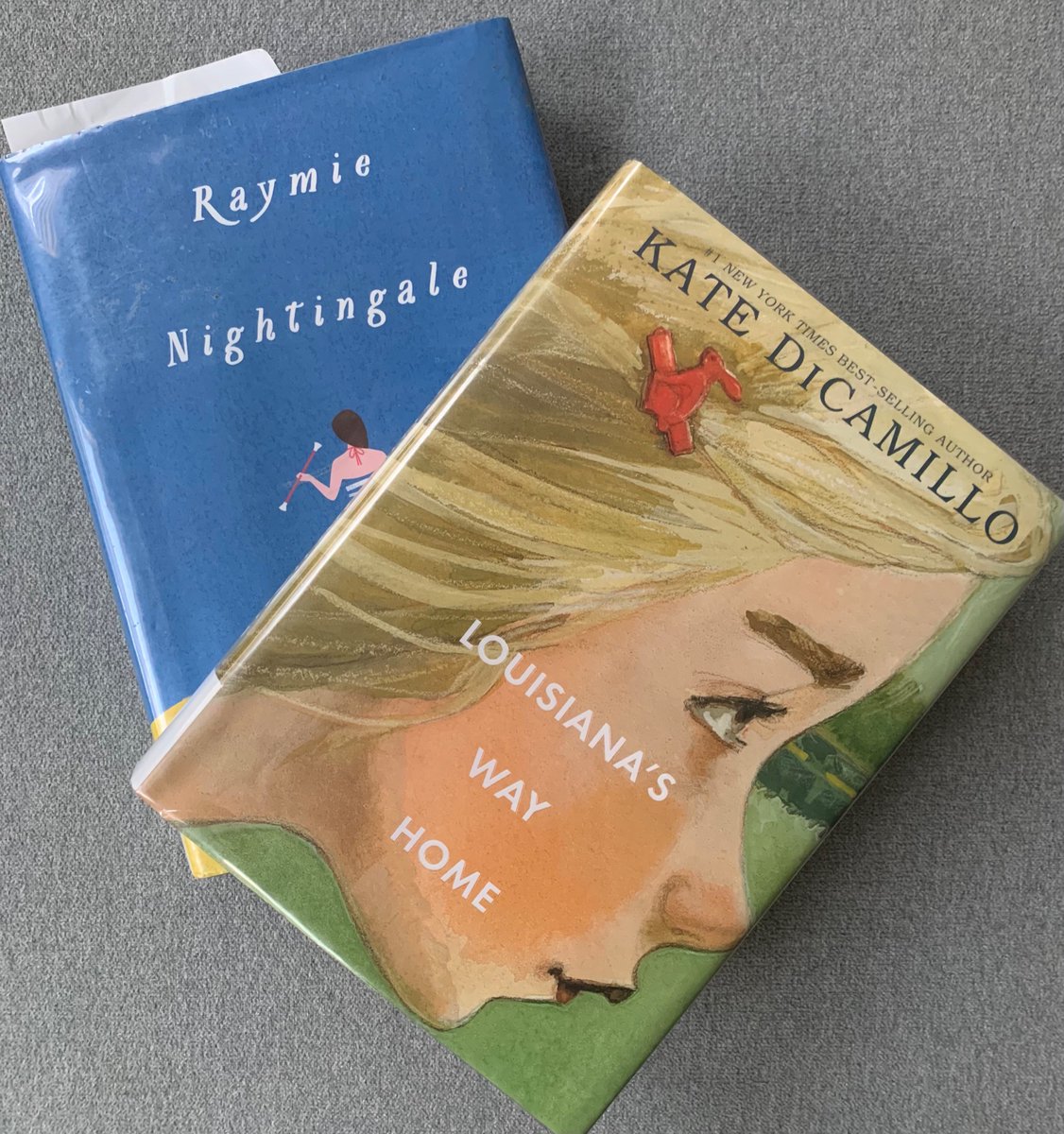wills4th's tweet photo. Checking out a few possible read alouds for our 4th graders #TWESummerSelfieBingo @TWEHowl #twehowl https://t.co/Ayo3riSkAl