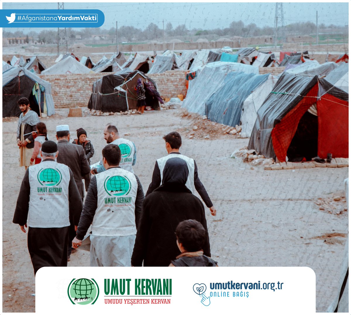 "Afganistan Acil Yardım Bekliyor"

Zor günler geçiren kardeş Afganistan halkına desteklerinizle acil insani yardım ulaştırıyoruz.

#AfganistanaYardımVakti