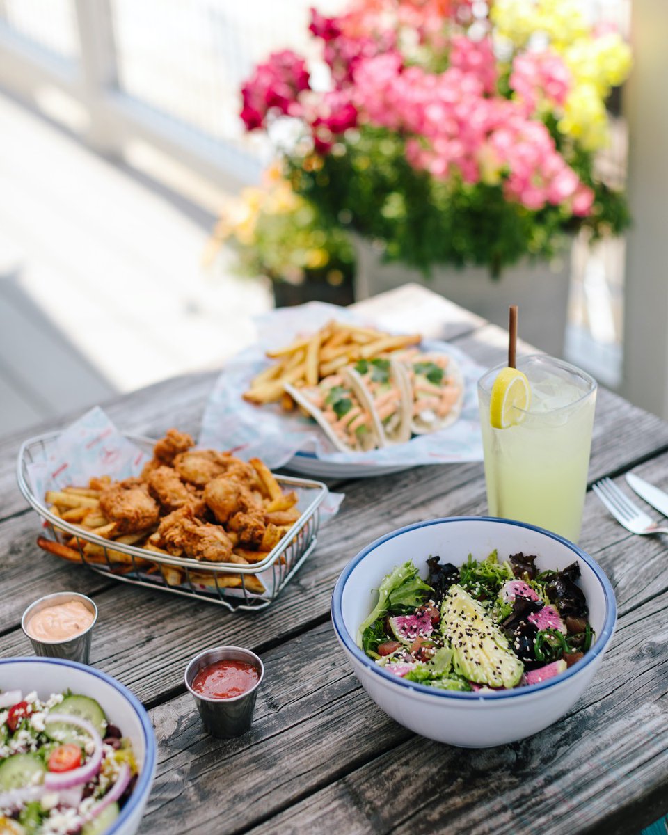 Fresh Flavors at Fish Hawk: Dig in to our new summer menu offerings such as fish tacos, fried shrimp and poke bowls on our outdoor patio overlooking Carter's Creek.