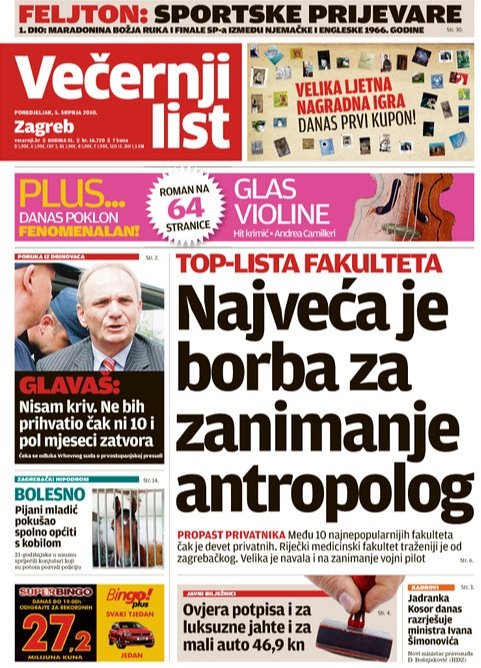 Od 2010. godine, u spomen na ovu naslovnicu, 5. srpnja tradicionalno se obilježava kao Dan najveće borbe za zanimanje antropolog. 🥳