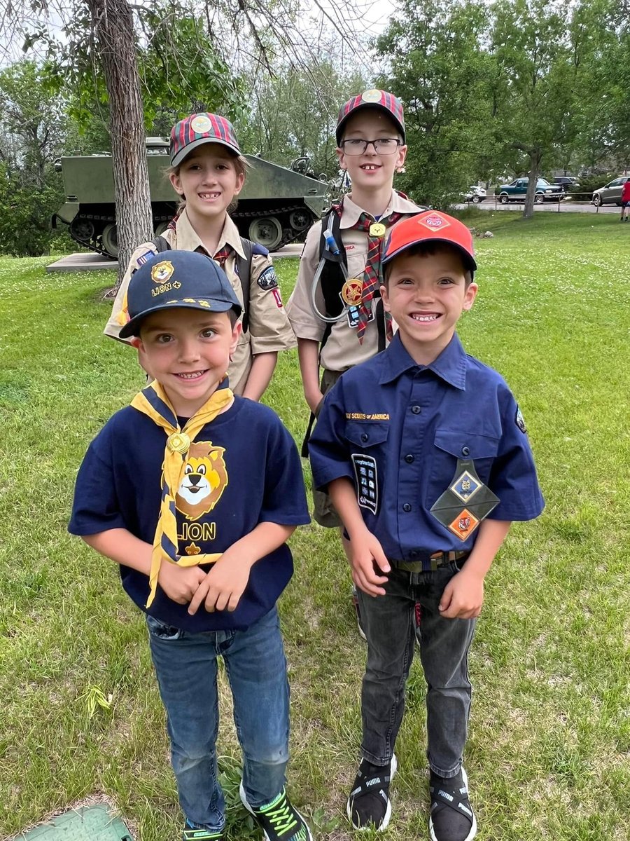 Units including #ScoutsBSA Troop 1001 &amp; 1007G &amp; #CubScout Pack One Cub participated in two #parades on the #FourthofJuly – one in Great Falls and one in Black Eagle. Did you participate in any holiday events? #MontanaCouncil #BSA