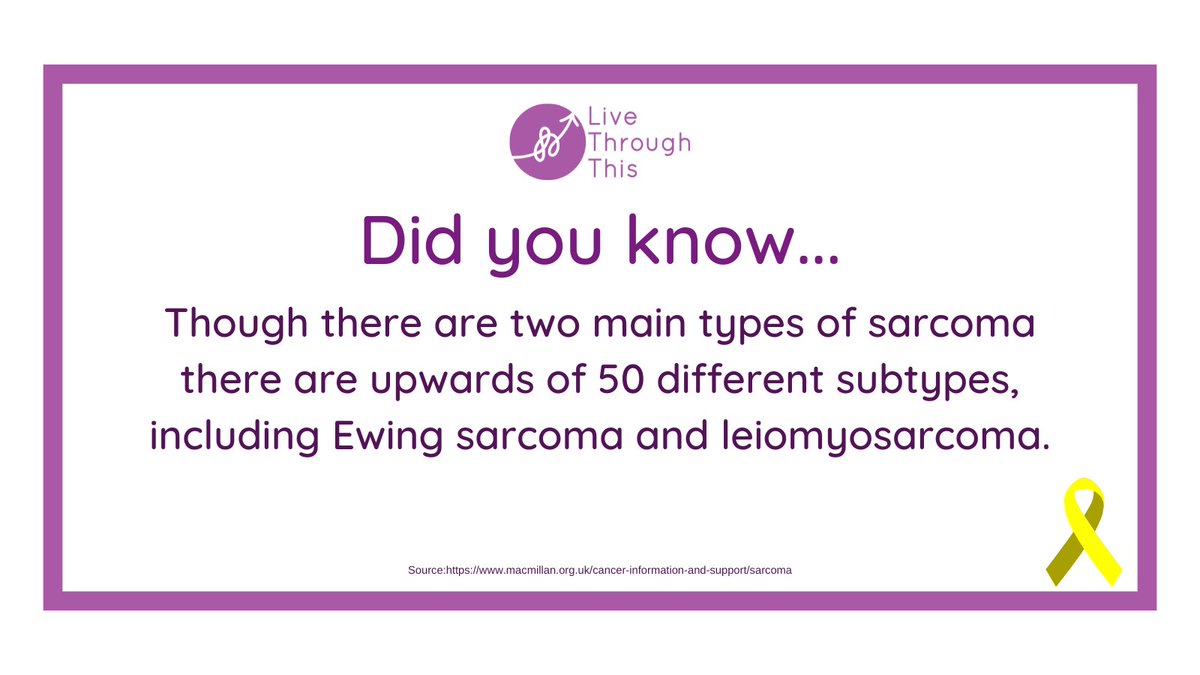 OUTpatientsUK's tweet photo. Here are some more sarcoma fact to consider during Sarcoma Awareness Week!

#LTTcancer #lgbtqia #sarcoma #sarcomaawareness #sarcomaawarenessweek #cancer #cancerawareness #CancerSupport
#CancerCommunity #CancerAwareness #Community https://t.co/i9nxVvZpRb