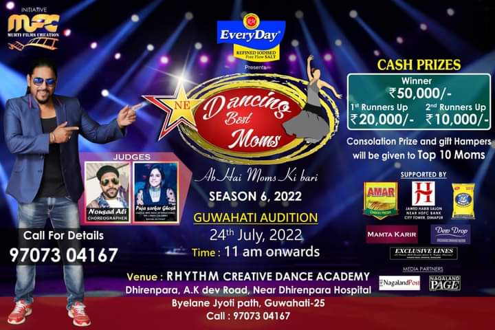 #DancingBestMom
Everyday Salt (The Salt for New Generation) 
Gold opportunity for all the beautiful moms...
Come for the audition and try ur luck once..
Give chance to yourself
Thank you so much Munna Yadav Da and
 Naresh Jain ji for the support always 🙏