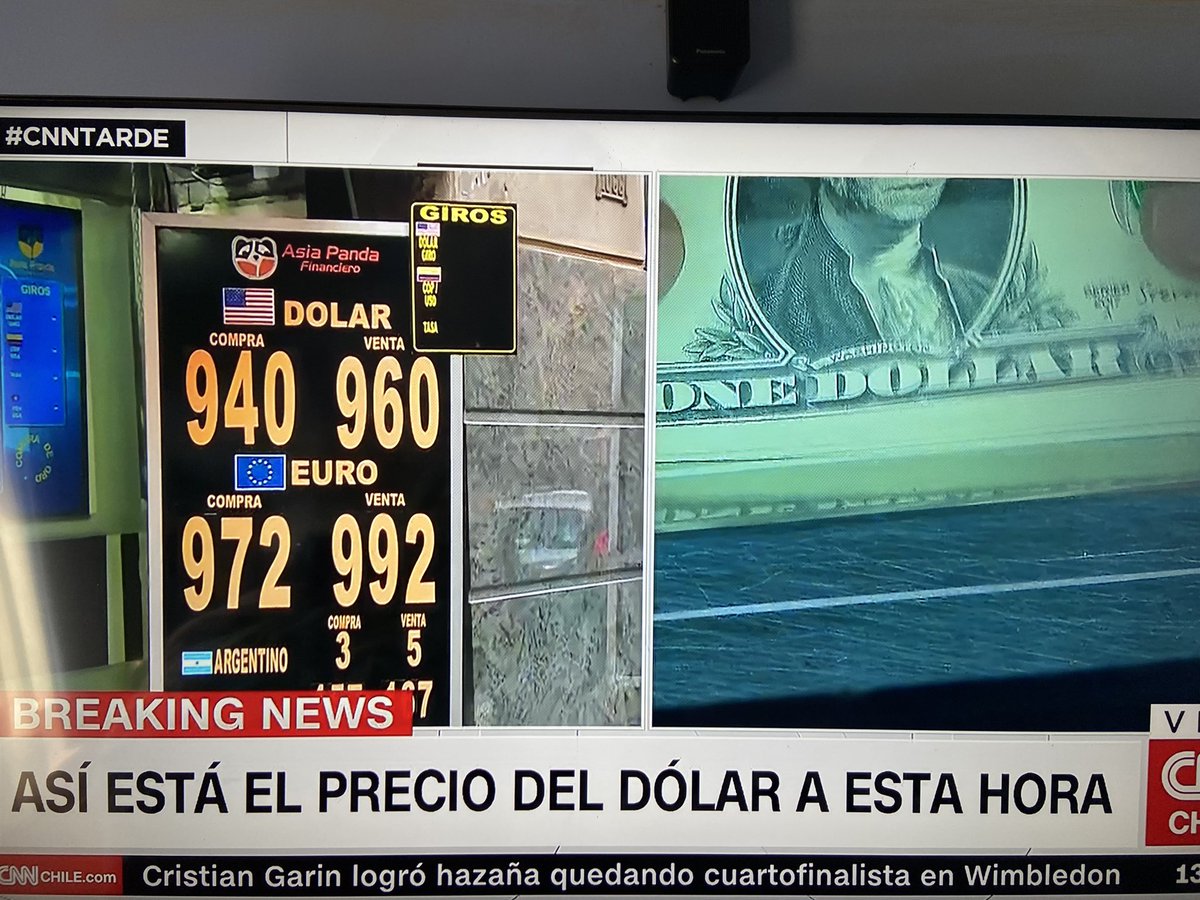 KekaBasualdo's tweet photo. El #valor del #peso #Chileno se está #devaluando .. lo que trae un fuerte restricción económica en TODOS los chilenos.. https://t.co/TKcUFA3JdA