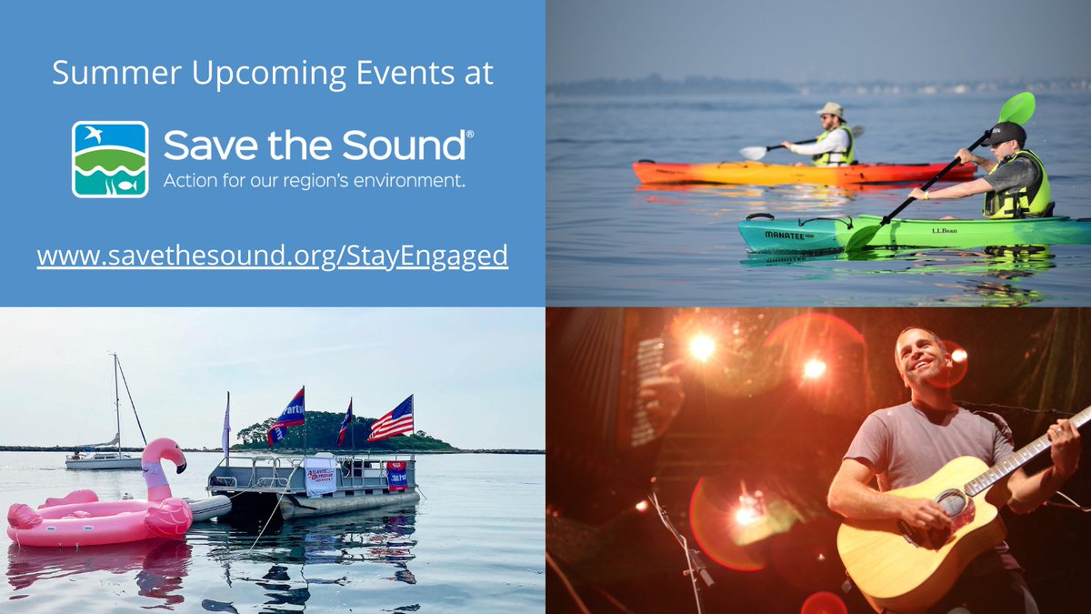 From Jack Johnson to summer raft parties to another year of Paddle for the Sound - there is a something for everyone! Whether you're joining us under the summer sun, or staying in and cool, visit savethesound.org/StayEngaged to check out all of our upcoming events.