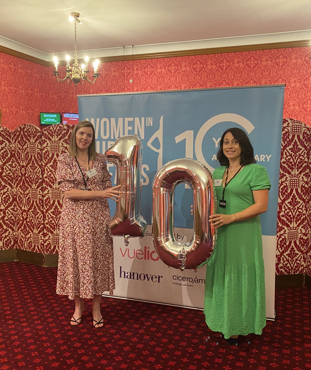 WomenInPA's tweet photo. And we’re off ! Our co-founders @LauraLotinga @Ella_uh celebrating our anniversary event 🎈 🎉 #wipaturnsten https://t.co/F0fSOITrPv