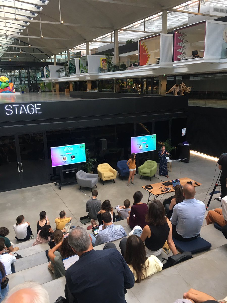 athomdev's tweet photo. Premiers pas vers une tech plus sobre par nos partenaires @LatitudesTfG &amp; @shareit_io ! 👏
Merci @Mouv_ImpactFr pour la co orga &amp; @joinstationf pour l’accueil 🔥 https://t.co/cfqFdsx9Kr