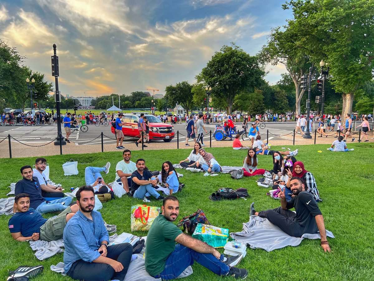 stephaniejowers's tweet photo. 4th of July @USAinKSA @StateDept welcome to the Saudi Young Leaders Exchange Program delegates. We are making the most of every moment together. 🇸🇦🎆🇺🇸 #SYLEP https://t.co/0BhUgRPyhI