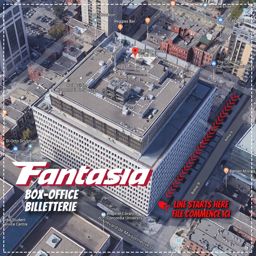 FantasiaFest's tweet photo. 🎟️ TICKETS ON SALE JULY 9! 🎟️
#Fantasia2022 tickets and ticket booklets are going on sale starting this Saturday at 1PM at the Fantasia box-office (1455 de Maisonneuve W, Bishop entrance) and through the @Ticketpro_Ca network!
More info here ➤ https://t.co/pjlT5XPu0j https://t.co/iYmxx0006W