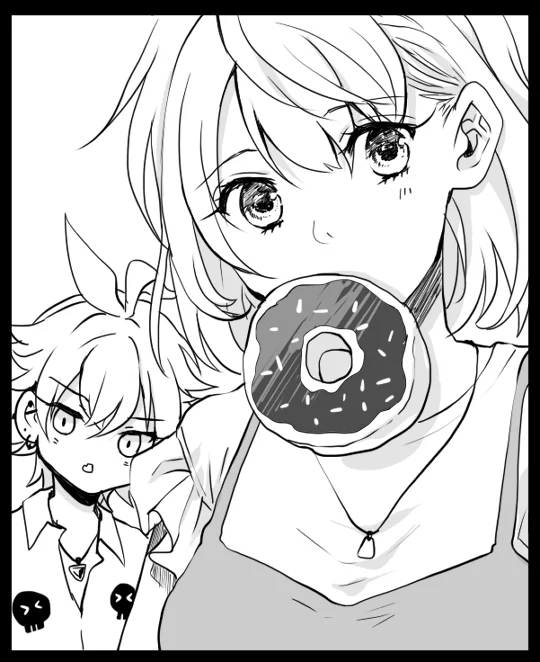 突貫カットの絵🍩 