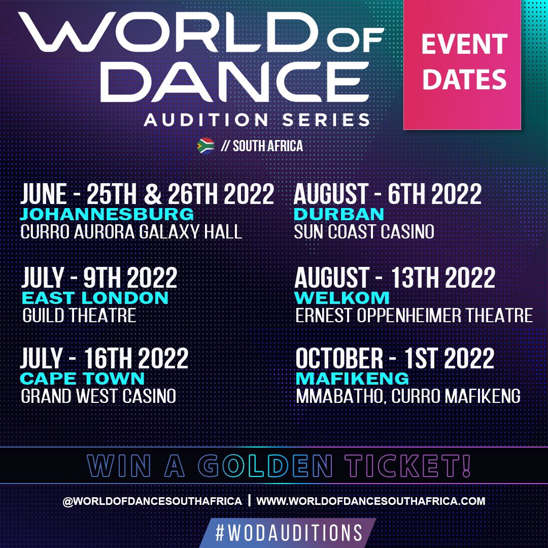 bpdsSA's tweet photo. @worldofdance_za coming to our backyard https://t.co/i8VMAFDgyh