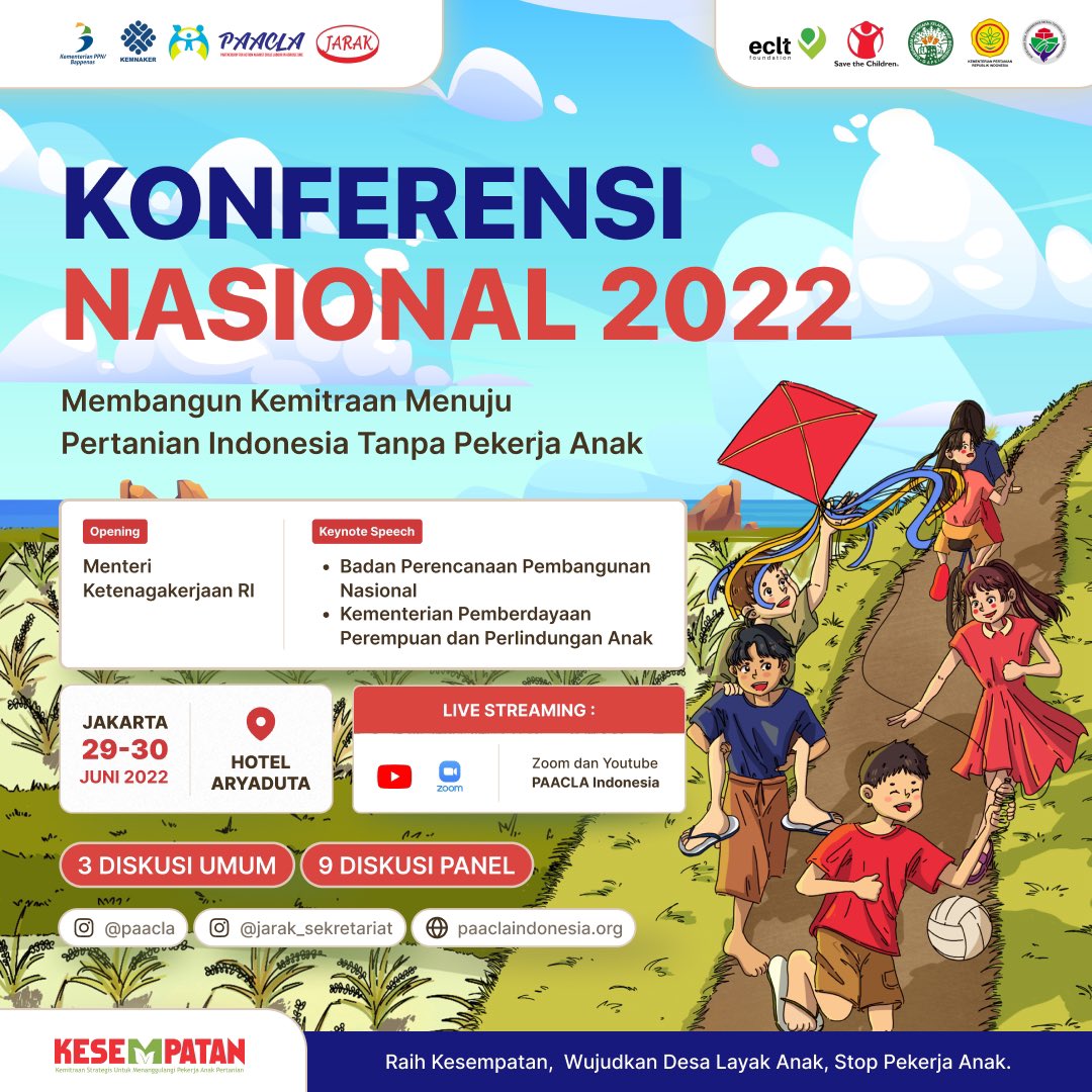 [KONFERENSI NASIONAL 2022] Membangun Kemitraan Menuju Pertanian Indonesia Tanpa Pekerja Anak.