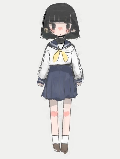 絵。色変えして遊んでたけど青白い肌もいいな 