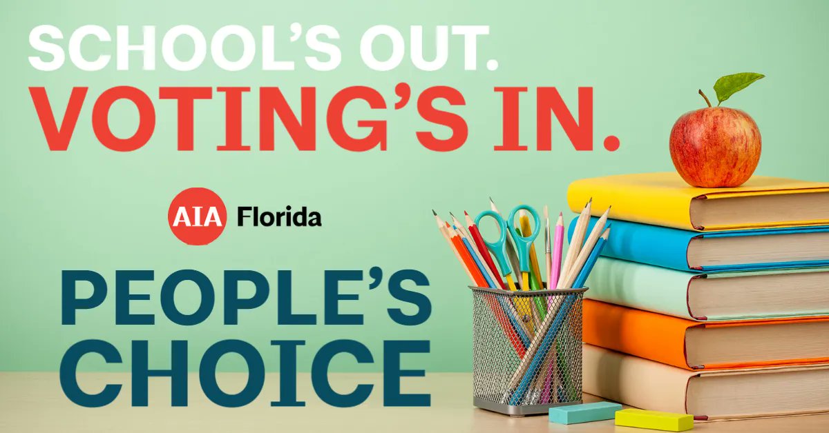 Vote for your favorite K-12 architecture in AIA Florida's People's Choice Competition: buff.ly/3w1MYWu #aiafla22