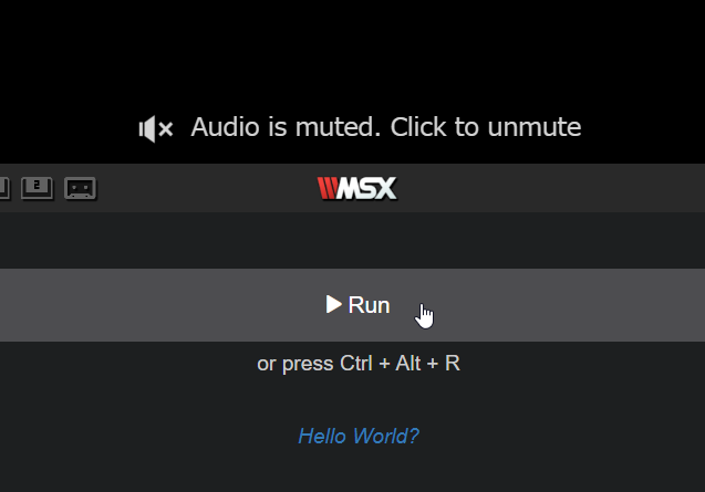 紹介）#MSXPen は Asm タブにニモニック書き「▲Run」押すだけで即座にマシン語実行。アセンブル、リンク作業も